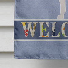 Load image into Gallery viewer, Smooth Fox Terrier Welcome Flag Canvas House Size BB8279CHF