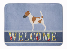 Load image into Gallery viewer, Smooth Fox Terrier Welcome Machine Washable Memory Foam Mat BB8279RUG