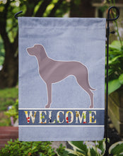 Load image into Gallery viewer, Weimaraner Welcome Garden Flag - Outdoor Decorative Yard Flag BB8280GF