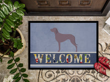 Load image into Gallery viewer, Weimaraner Welcome Doormat - 18x27 Decorative Floor Mat – Indoor/Outdoor Rug with Artistic Flair BB8280MAT