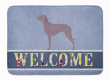 Load image into Gallery viewer, Weimaraner Welcome Machine Washable Memory Foam Mat BB8280RUG