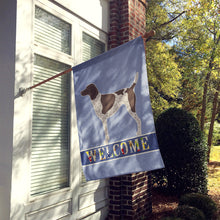 Load image into Gallery viewer, German Shorthaired Pointer Welcome Flag Canvas House Size BB8283CHF