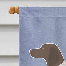 Load image into Gallery viewer, German Shorthaired Pointer Welcome Flag Canvas House Size BB8283CHF