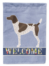 Load image into Gallery viewer, German Shorthaired Pointer Welcome Flag Canvas House Size BB8283CHF