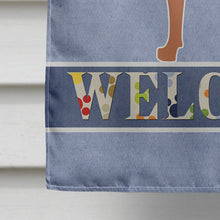 Load image into Gallery viewer, Bavarian Mountian Hound Welcome Flag Canvas House Size BB8285CHF