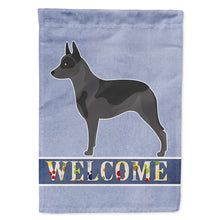Load image into Gallery viewer, Australian Cattle Dog Welcome Flag Canvas House Size BB8289CHF