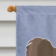 Load image into Gallery viewer, Bergamasco Shepherd Welcome Flag Canvas House Size BB8291CHF