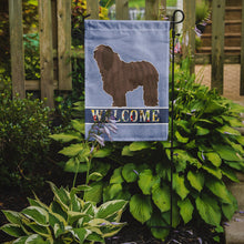 Load image into Gallery viewer, Bergamasco Shepherd Welcome Garden Flag - Outdoor Decorative Yard Flag BB8291GF