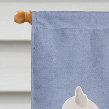 Load image into Gallery viewer, Berger Blanc Suisse Welcome Flag Canvas House Size BB8292CHF