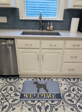 Load image into Gallery viewer, Black Russian Terrier Welcome Machine Washable Memory Foam Mat BB8293RUG