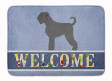 Load image into Gallery viewer, Black Russian Terrier Welcome Machine Washable Memory Foam Mat BB8293RUG