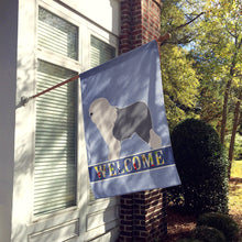 Load image into Gallery viewer, Old English Sheepdog Bobtail Flag Canvas House Size BB8294CHF