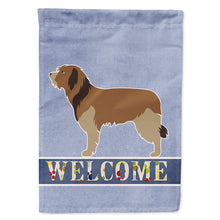 Load image into Gallery viewer, Catalan Sheepdog Welcome Flag Canvas House Size BB8295CHF