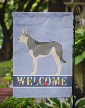 Load image into Gallery viewer, Saarloos Wolfdog Welcome Garden Flag - Outdoor Decorative Yard Flag BB8296GF