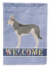 Load image into Gallery viewer, Saarloos Wolfdog Welcome Garden Flag - Outdoor Decorative Yard Flag BB8296GF