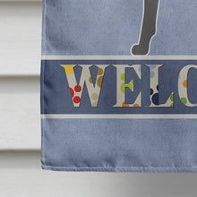 Load image into Gallery viewer, Malinois Welcome Flag Canvas House Size BB8299CHF