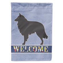 Load image into Gallery viewer, Groenendael Belgian Shepherd Flag Canvas House Size BB8301CHF