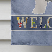 Load image into Gallery viewer, Old English Sheepdog Welcome Flag Canvas House Size BB8304CHF