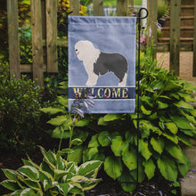 Load image into Gallery viewer, Old English Sheepdog Welcome Garden Flag - Outdoor Decorative Yard Flag BB8304GF