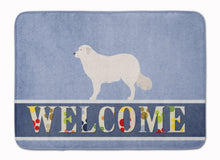 Load image into Gallery viewer, Kuvasz Welcome Machine Washable Memory Foam Mat BB8305RUG