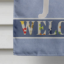 Load image into Gallery viewer, American Toy Fox Terrier Welcome Flag Canvas House Size BB8306CHF