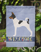 Load image into Gallery viewer, American Toy Fox Terrier Welcome Garden Flag - Outdoor Decorative Yard Flag BB8306GF
