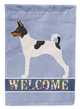 Load image into Gallery viewer, American Toy Fox Terrier Welcome Garden Flag - Outdoor Decorative Yard Flag BB8306GF