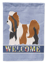 Load image into Gallery viewer, Biewer Terrier Welcome Garden Flag - Outdoor Decorative Yard Flag BB8308GF