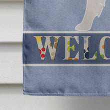 Load image into Gallery viewer, Papillon Welcome Flag Canvas House Size BB8310CHF