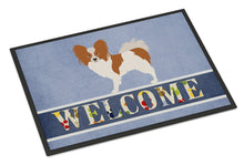 Load image into Gallery viewer, Papillon Welcome Doormat - 18x27 Decorative Floor Mat – Indoor/Outdoor Rug with Artistic Flair BB8310MAT
