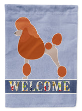 Load image into Gallery viewer, Royal Poodle Welcome Garden Flag - Outdoor Decorative Yard Flag BB8311GF