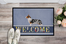 Load image into Gallery viewer, Welsh Corgi Cardigan Welcome Doormat - 24x36 Decorative Floor Mat – Indoor/Outdoor Rug with Artistic Flair BB8313JMAT