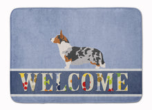 Load image into Gallery viewer, Welsh Corgi Cardigan Welcome Machine Washable Memory Foam Mat BB8313RUG