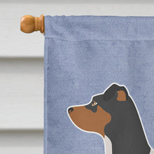 Load image into Gallery viewer, Brazilian Terrier Welcome Flag Canvas House Size BB8315CHF