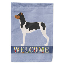 Load image into Gallery viewer, Brazilian Terrier Welcome Flag Canvas House Size BB8315CHF