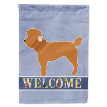 Load image into Gallery viewer, Toy Poodle Welcome Flag Canvas House Size BB8316CHF