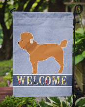 Load image into Gallery viewer, Toy Poodle Welcome Garden Flag - Outdoor Decorative Yard Flag BB8316GF