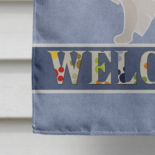 Load image into Gallery viewer, German Spitz Welcome Flag Canvas House Size BB8317CHF
