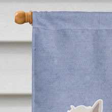 Load image into Gallery viewer, Westie Welcome Flag Canvas House Size BB8318CHF