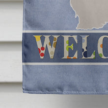 Load image into Gallery viewer, Westie Welcome Flag Canvas House Size BB8318CHF