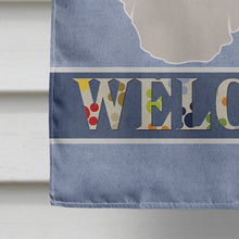 Load image into Gallery viewer, Lhasa Apso Welcome Flag Canvas House Size BB8319CHF