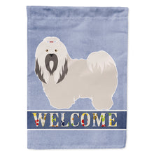 Load image into Gallery viewer, Lhasa Apso Welcome Flag Canvas House Size BB8319CHF