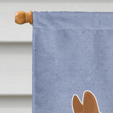 Load image into Gallery viewer, Pembroke Welsh Corgi Welcome Flag Canvas House Size BB8320CHF