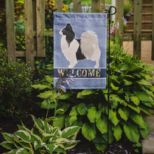 Load image into Gallery viewer, Papillon Welcome Garden Flag - Outdoor Decorative Yard Flag