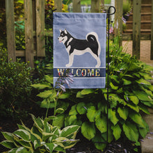 Load image into Gallery viewer, Alaskan Malamute Welcome Garden Flag - Outdoor Decorative Yard Flag BB8324GF
