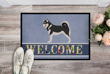 Load image into Gallery viewer, Alaskan Malamute Welcome Doormat - 24x36 Decorative Floor Mat – Indoor/Outdoor Rug