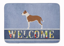 Load image into Gallery viewer, Pit Bull Terrier Welcome Machine Washable Memory Foam Mat BB8325RUG