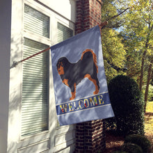 Load image into Gallery viewer, Tibetan Mastiff Welcome Flag Canvas House Size BB8326CHF