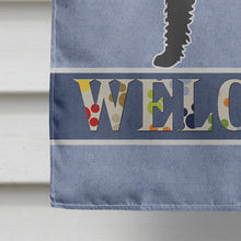 Load image into Gallery viewer, Labradoodle Welcome Flag Canvas House Size BB8337CHF