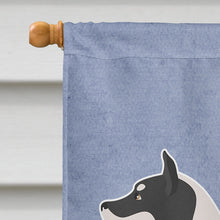 Load image into Gallery viewer, Greenland Dog Welcome Flag Canvas House Size BB8338CHF